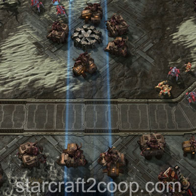 Concentrated Beam Position (South)