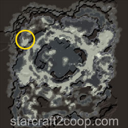 Pulse Cannon Position (West) Minimap